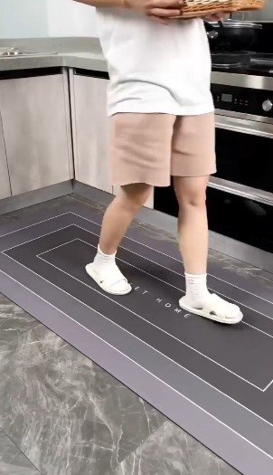 Kitchen Mats, Waterproof Memory Foam Kitchen Rugs, Standing Desk Mat Floor Mats
