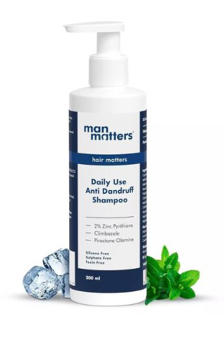 Man Matters Daily Use Anti Dandruff Shampoo | Reduces Dandruff, Flaking