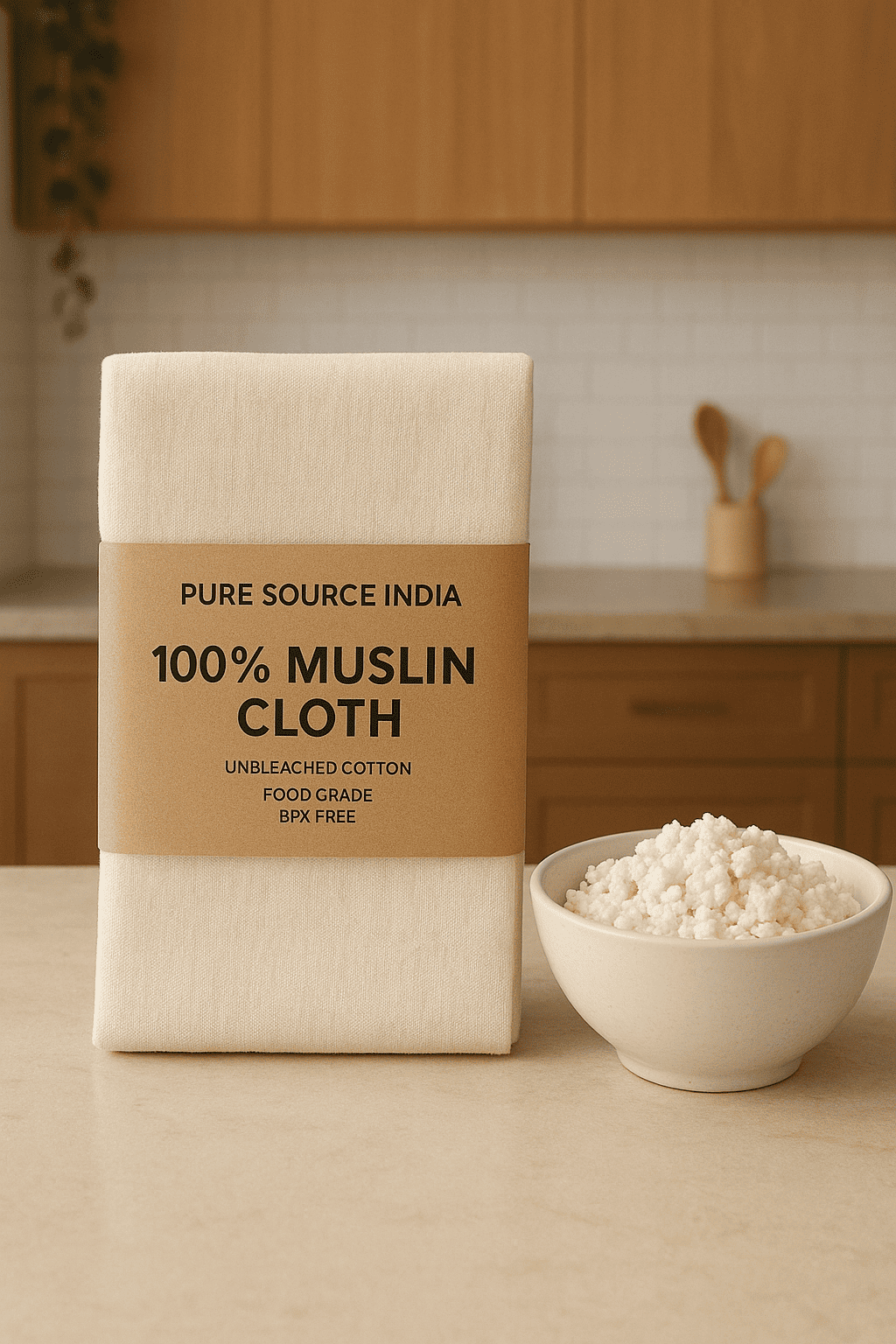 Pure Source India 100% Muslin Cloth for Kitchen
